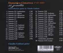 Domenico Cimarosa (1749-1801): 30 Klaviersonaten (arr.für Gitarre), CD