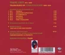 Ferruccio Busoni (1866-1924): Liszt-Transkriptionen, CD