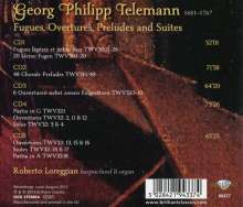Georg Philipp Telemann (1681-1767): Fugen, Ouvertüren, Präludien &amp; Suiten für Cembalo TWV 30-32, 5 CDs