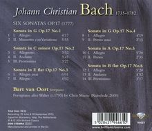 Johann Christian Bach (1735-1782): Cembalosonaten op.17 Nr.1-6, CD