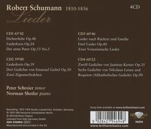 Robert Schumann (1810-1856): Lieder, 4 CDs