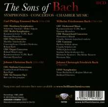 The Sons of Bach - Symphonies, Concertos, Chamber Music, 10 CDs