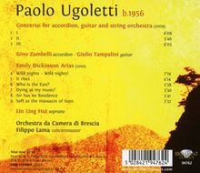 Paolo Ugoletti (geb. 1956): Konzert für Akkordeon, Gitarre &amp; Streichorchester, CD