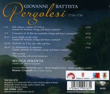 Giovanni Battista Pergolesi (1710-1736): Kantaten &amp; Konzerte, CD