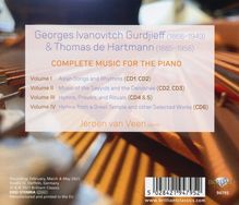 George Gurdjieff (ca.1866 - 1949) &amp; Thomas de Hartmann (1885-1956): Sämtliche Klavierwerke, 6 CDs