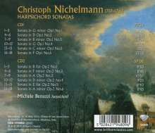 Christoph Nichelmann (1717-1762): Cembalosonaten, 2 CDs