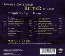 August Gottfried Ritter (1811-1885): Sämtliche Orgelwerke, 2 CDs