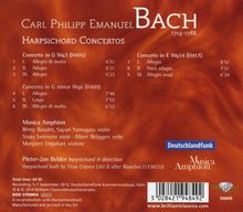 Carl Philipp Emanuel Bach (1714-1788): Cembalokonzerte Wq.3,6,14, CD