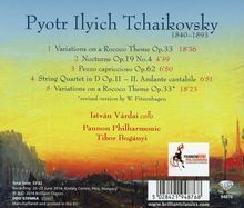 Peter Iljitsch Tschaikowsky (1840-1893): Rokoko-Variationen op.33 für Cello &amp; Orchester, CD