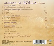Alessandro Rolla (1757-1841): Violakonzert op.3, CD
