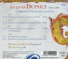 Jacques Duphly (1715-1789): Pieces de Clavecin, 4 CDs