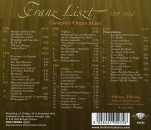 Franz Liszt (1811-1886): Sämtliche Orgelwerke, 5 CDs