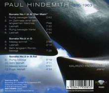 Paul Hindemith (1895-1963): Klaviersonaten Nr.1-3, CD
