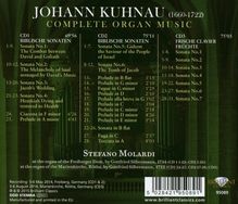Johann Kuhnau (1660-1722): Orgelwerke, 3 CDs