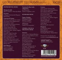 Georg Philipp Telemann (1681-1767): Telemann Edition, 50 CDs