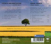 Ludwig van Beethoven (1770-1827): Violinsonate Nr.9 "Kreutzer" für Cello &amp; Klavier, CD