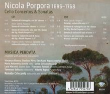 Nicola Antonio Porpora (1686-1768): Cellokonzerte &amp; Sonaten, 2 CDs