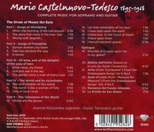 Mario Castelnuovo-Tedesco (1895-1968): The Divan of Moses-Ibn-Ezra op.207, CD