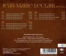 Jean Marie Leclair (1697-1764): Sämtliche Violinkonzerte, 3 CDs