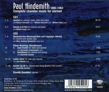 Paul Hindemith (1895-1963): Sämtliche Kammermusik für Klarinette, 2 CDs