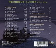 Reinhold Gliere (1875-1956): Klavierwerke, CD