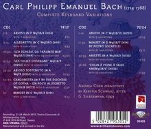 Carl Philipp Emanuel Bach (1714-1788): Sämtliche Variationen für Klavier, 2 CDs