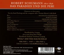 Robert Schumann (1810-1856): Das Paradies und die Peri op.50, 2 CDs