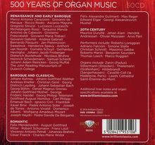 500 Jahre Orgelmusik Vol.1, 50 CDs