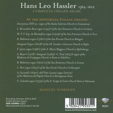 Hans Leo Hassler (1564-1612): Sämtliche Orgelwerke, 11 CDs