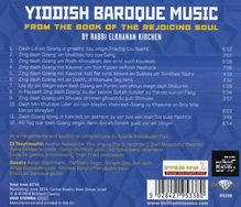 Jiddish Baroque Music, CD
