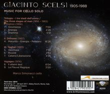 Giacinto Scelsi (1905-1988): Werke für Cello, CD