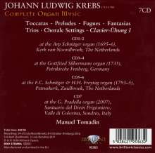 Johann Ludwig Krebs (1713-1780): Sämtliche Orgelwerke, 7 CDs