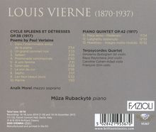 Louis Vierne (1870-1937): Klavierquintett op.42, CD