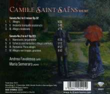 Camille Saint-Saens (1835-1921): Sonaten für Cello &amp; Klavier Nr.1 &amp; 2, CD