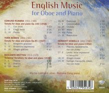Marika Lombardi &amp; Nathalie Dang - English Music for Oboe and Piano, CD