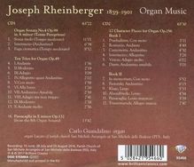 Josef Rheinberger (1839-1901): Orgelwerke, 2 CDs