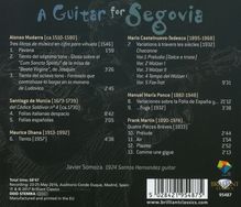 Javier Somoza - A Guitar for Segovia, CD