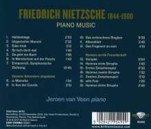 Friedrich Nietzsche (1844-1900): Klavierwerke, CD