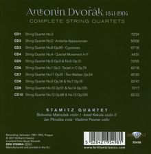 Antonin Dvorak (1841-1904): Streichquartette Nr.1-14, 10 CDs