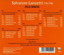 Salvatore Lanzetti (1710-1780): Sonaten für Cello &amp; Bc, 5 CDs