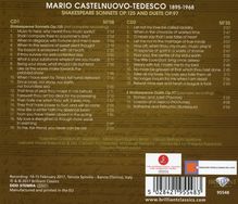 Mario Castelnuovo-Tedesco (1895-1968): Shakespeare-Sonette op.125, 2 CDs