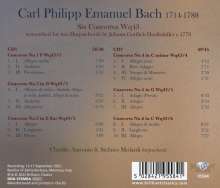 Carl Philipp Emanuel Bach (1714-1788): Hamburger Cembalokonzerte Wq.43 Nr.1-6 (in Transkriptionen für 2 Cembali von Johann Gottlieb Haußstädler ca.1778), 2 CDs