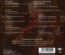 Andrea Caporale (1735-1757): Sonaten für Cello &amp; Bc Nr.1-6, CD