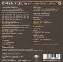 Johann Pachelbel (1653-1706): Sämtliche Orgelwerke, 13 CDs