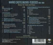 Mario Castelnuovo-Tedesco (1895-1968): Sämtliche Werke für Violine &amp; Klavier, 3 CDs