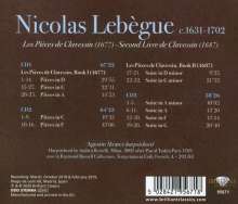 Nicolas Antoine Lebegue (1631-1702): Les Pieces de Clavessin (Heft 1 1677 &amp; Heft 2 1687), 3 CDs