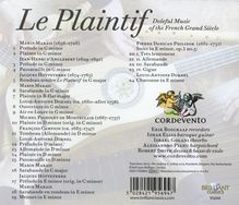 Le Plaintif, CD