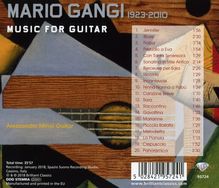 Mario Gangi (1923-2010): Gitarrenwerke, CD