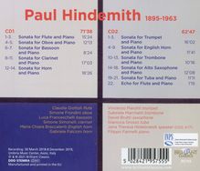 Paul Hindemith (1895-1963): Sonaten für Bläser &amp; Klavier, 2 CDs