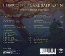 Karl Baermann (1810-1885): Musik für Klarinette &amp; Klavier, CD